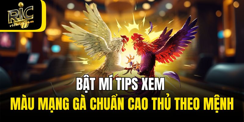 Bật mí tips xem màu mạng gà chuẩn cao thủ theo mệnh