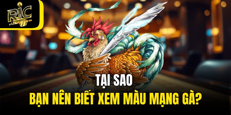 Tại sao bạn nên biết xem màu mạng gà?